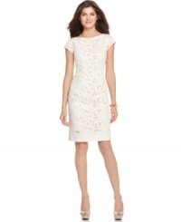 Delicate eyelet embroidery makes this Jones New York dress elegant, while a linen fabric blend makes it simply summery. Wear it for a special lunch with friends or even a chic garden party! Delicate eyelet embroidery makes this Jones New York dress elegant, while a linen fabric blend makes it simply summery. Wear it for a special lunch with friends or even a chic garden party!