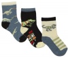 Hatley Blue Dinos Kids' Three-Pack Socks