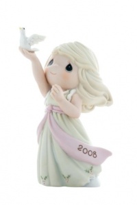 Precious Moments Blessings of Peace to You Dated 2008 Figurine Precious Moments Blessings of Peace to You Dated 2008 Figurine