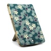 JAVOedge Cherry Blossom Flip Case for Amazon Kindle Keyboard 3G / WiFi (Ocean Blue) - Current Generation