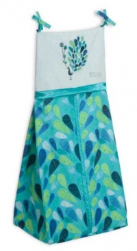Peacock Blue Diaper Stacker by Bananafish Peacock Blue Diaper Stacker by Bananafish