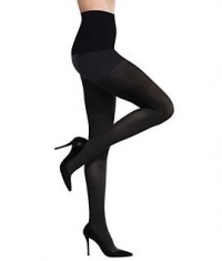 Commando Ultimate Opaque Control Top Tights - Black - Large Commando Ultimate Opaque Control Top Tights - Black - Large