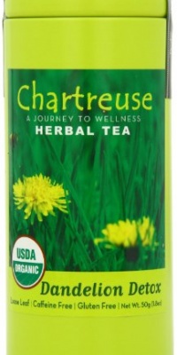 Chartreuse Organic Tea Dandelion Detox Organic Loose Leaf Herbal Tea, 1.8 Ounce Tin Chartreuse Organic Tea Dandelion Detox Organic Loose Leaf Herbal Tea, 1.8 Ounce Tin