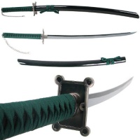 Whetstone Cutlery Samurai Sword with Two Tone Blade and Green Trim, 40-Inch Whetstone Cutlery Samurai Sword with Two Tone Blade and Green Trim, 40-Inch
