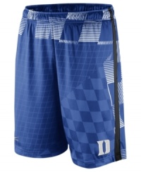 Pep up the Duke Blue Devils team spirit in these training shorts by Nike. Pep up the Duke Blue Devils team spirit in these training shorts by Nike.