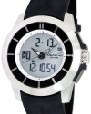 Kenneth Cole New York Men's KC1849 KC-Touch Silver Touch Screen Black Strap Watch