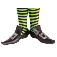 Black Witch Shoe Covers Child Black Witch Shoe Covers Child