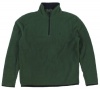 Nautica Men's Solid Quarter Zip Nautex Fleece Pullover Jacket (Green)
