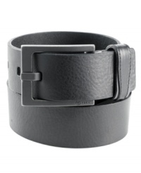 This prong buckle belt from T-Tech by Tumi will keep up with your contemporary style. This prong buckle belt from T-Tech by Tumi will keep up with your contemporary style.