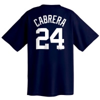 Miguel Cabrera Detroit Tigers Name and Number T-Shirt Miguel Cabrera Detroit Tigers Name and Number T-Shirt