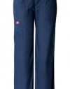 Dickies 84001 Women's New Blue Pintuck Pocket Scrub Pant