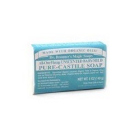 Dr. Bronner's Unscented Organic Mild Baby Soap, 5 oz - 2 Bars Dr. Bronner's Unscented Organic Mild Baby Soap, 5 oz - 2 Bars