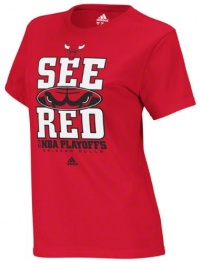 Chicago Bulls Women's 'See Red' Nba Playoffs T-Shirt Chicago Bulls Women's 'See Red' Nba Playoffs T-Shirt