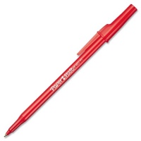 Paper Mate Write Bros. Stick Medium Tip Ballpoint Pens, 12 Red Ink Pens (3321131) Paper Mate Write Bros. Stick Medium Tip Ballpoint Pens, 12 Red Ink Pens (3321131)