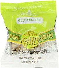 Betty Lou's Almond Butter High Protein Balls, Gluten Free, 1.75-Ounce Packages (Pack of 18) Betty Lou's Almond Butter High Protein Balls, Gluten Free, 1.75-Ounce Packages (Pack of 18)