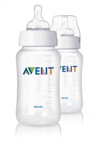 Philips AVENT 11 Ounce BPA Free Classic Polypropylene Bottles, 2-Pack Philips AVENT 11 Ounce BPA Free Classic Polypropylene Bottles, 2-Pack