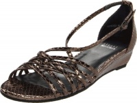 Stuart Weitzman Women's Awaywego Wedge Sandal,Lead Serpent,7 M US Stuart Weitzman Women's Awaywego Wedge Sandal,Lead Serpent,7 M US