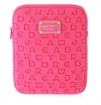 Marc Jacobs Dreamy Logo Neoprene Tablet Case Pop Pink Marc Jacobs Dreamy Logo Neoprene Tablet Case Pop Pink