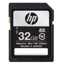 HP 32 GB SDHC Flash Memory Card CG790A-GE