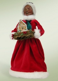 African American Mrs. Claus with Gelatin Mold Figurine African American Mrs. Claus with Gelatin Mold Figurine