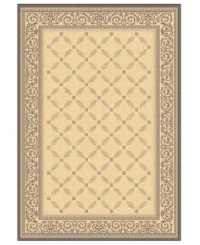 Make your patio more fashionable with this sophisticated rug from Safavieh. Designed for both indoor and outdoor environments, this welcoming piece adds warmth to any space. (Clearance) Make your patio more fashionable with this sophisticated rug from Safavieh. Designed for both indoor and outdoor environments, this welcoming piece adds warmth to any space. (Clearance)