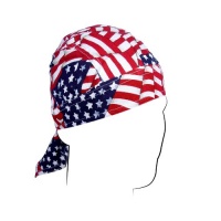 ZANheadgear Flydanna 100 Percentage Cotton Wavy American Flag Bandanna ZANheadgear Flydanna 100 Percentage Cotton Wavy American Flag Bandanna
