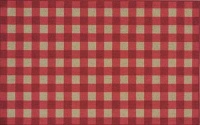 French Check Red Check Rug Rug Size: 3'8 x 5'11 French Check Red Check Rug Rug Size: 3'8 x 5'11