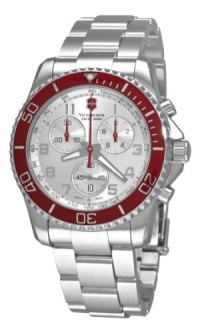 Victorinox Swiss Army Men's 241434 Maverick GS Silver Chronograph Dial Watch Victorinox Swiss Army Men's 241434 Maverick GS Silver Chronograph Dial Watch