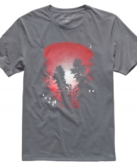 Get in touch with a more natural style with this t-shirt with woods graphic from Kenneth Cole Reaction. Get in touch with a more natural style with this t-shirt with woods graphic from Kenneth Cole Reaction.