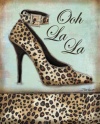Leopard Shoe - mini Fashion Art Print Poster by Todd Williams, 8x10 Art Poster Print by Todd Williams, 8x10