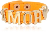BCBGeneration Neon Orange and Rose Gold Amor Affirmation Bracelet BCBGeneration Neon Orange and Rose Gold Amor Affirmation Bracelet