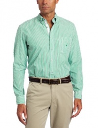 Nautica Men's Poplin Bengal Stripe Woven Shirt Nautica Men's Poplin Bengal Stripe Woven Shirt