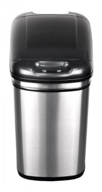 NST Nine Stars DZT-24-1 Infrared Touchless Automatic Motion Sensor Lid Open Trash Can, 6.3-Gallon NST Nine Stars DZT-24-1 Infrared Touchless Automatic Motion Sensor Lid Open Trash Can, 6.3-Gallon