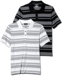 Day to day. From casual Fridays to a bite after work, this striped shirt from Alfani fits in any day of the week. (Clearance) Day to day. From casual Fridays to a bite after work, this striped shirt from Alfani fits in any day of the week. (Clearance)