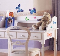 (20x28) Vivid Colorful Butterflies Repositional Wall Decal (20x28) Vivid Colorful Butterflies Repositional Wall Decal