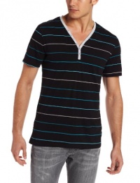 Kenneth Cole REACTION Men's Stiped Short Sleeve Deep V-Neck Lounge Top Kenneth Cole REACTION Men's Stiped Short Sleeve Deep V-Neck Lounge Top