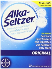 Alka-seltzer Original Effervescent Tablets, 72-Count Alka-seltzer Original Effervescent Tablets, 72-Count