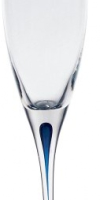 Orrefors Intermezzo Blue Flute