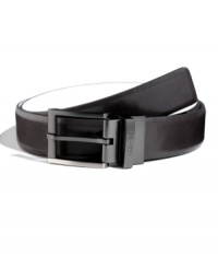 Wear it any way you like it. This Kenneth Cole Reaction belt is reversible for your convenience. Wear it any way you like it. This Kenneth Cole Reaction belt is reversible for your convenience.