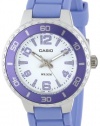 Casio Women's LTP1331-6AV Sport Purple Bezel and Matching Resin Strap Watch