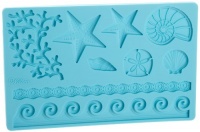 Wilton Fondant and Gum Paste Silicone Mold, Sea Life