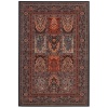 Couristan Timeless Treasures 4325/0500 Vintage Baktiari Area Rug - Ebony