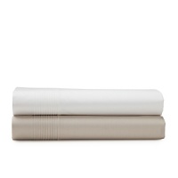 Reflecting the designer's love of fine tailoring, this detailed Barbara Barry queen flat sheet defines perfect luxury. Rendered in crisp percale, the Perfect Pleat is available in a versatile palette of modern neutral hues. Reflecting the designer's love of fine tailoring, this detailed Barbara Barry queen flat sheet defines perfect luxury. Rendered in crisp percale, the Perfect Pleat is available in a versatile palette of modern neutral hues.