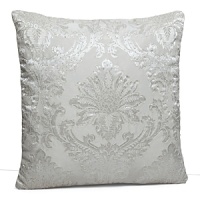 This luxurious all-white bedding ensemble incorporates couture-inspired details - from intricate floral embroidery to elegant silk matelasse - for a feminine vision of modern romance. This luxurious all-white bedding ensemble incorporates couture-inspired details - from intricate floral embroidery to elegant silk matelasse - for a feminine vision of modern romance.