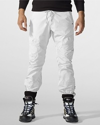 RLX's sporty Mountain Rappel Pant is crafted from a lightweight cotton poplin blend with rugged utilitarian detailing and an adjustable drawstring waist for a custom fit. RLX's sporty Mountain Rappel Pant is crafted from a lightweight cotton poplin blend with rugged utilitarian detailing and an adjustable drawstring waist for a custom fit.