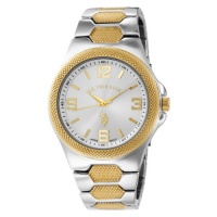 U.S. Polo Assn. Classic Men's USC80002 Rimmed Bezel Silver Dial Link Watch U.S. Polo Assn. Classic Men's USC80002 Rimmed Bezel Silver Dial Link Watch