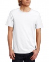 Calvin Klein Sportswear Men's Short Sleeve Crew Neck Solid With Inset Logo At Shoulder