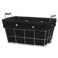 CreativeWare Simply Storage Medium Storage Basket, Black CreativeWare Simply Storage Medium Storage Basket, Black