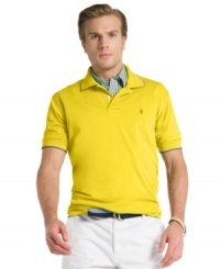 What a lightweight. Get classic style and serious comfort with this polo shirt from Izod. (Clearance) What a lightweight. Get classic style and serious comfort with this polo shirt from Izod. (Clearance)