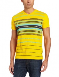 Company 81 Men's V-Neck Stripped Tee Company 81 Men's V-Neck Stripped Tee